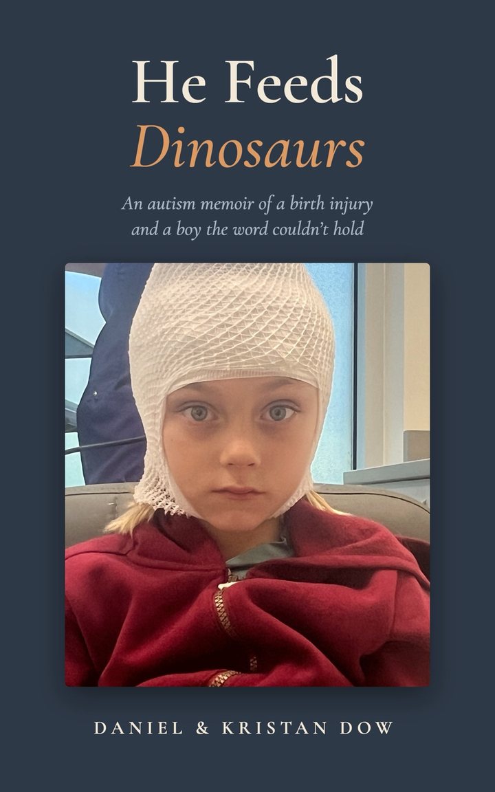 Cover of He Feeds Dinosaurs by Daniel and Kristan Dow
